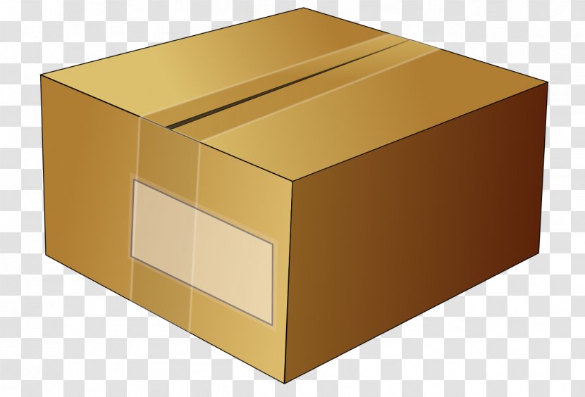 Carton Box Clip Art - Rectangle - Packaging Transparent PNG