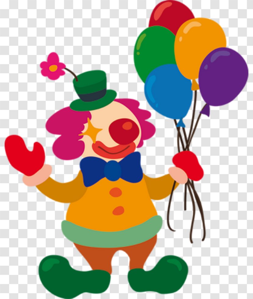 Circus Clown Drawing Clip Art - Royaltyfree - Balloon Dog Transparent PNG