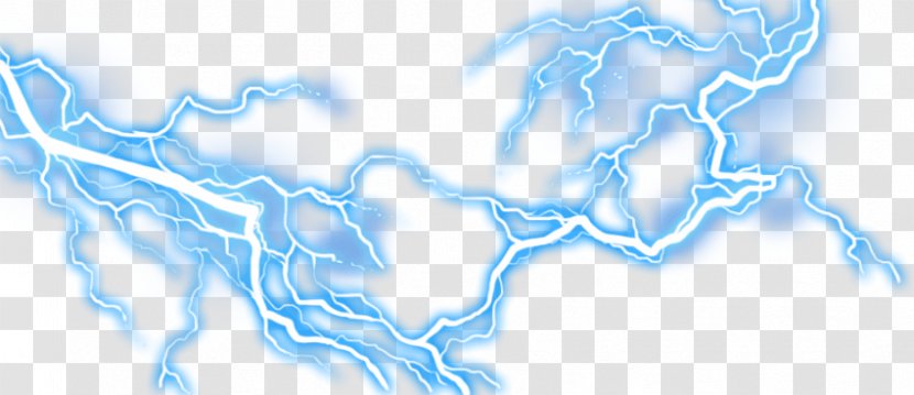 Lightning Clip Art - Electric Blue Transparent PNG