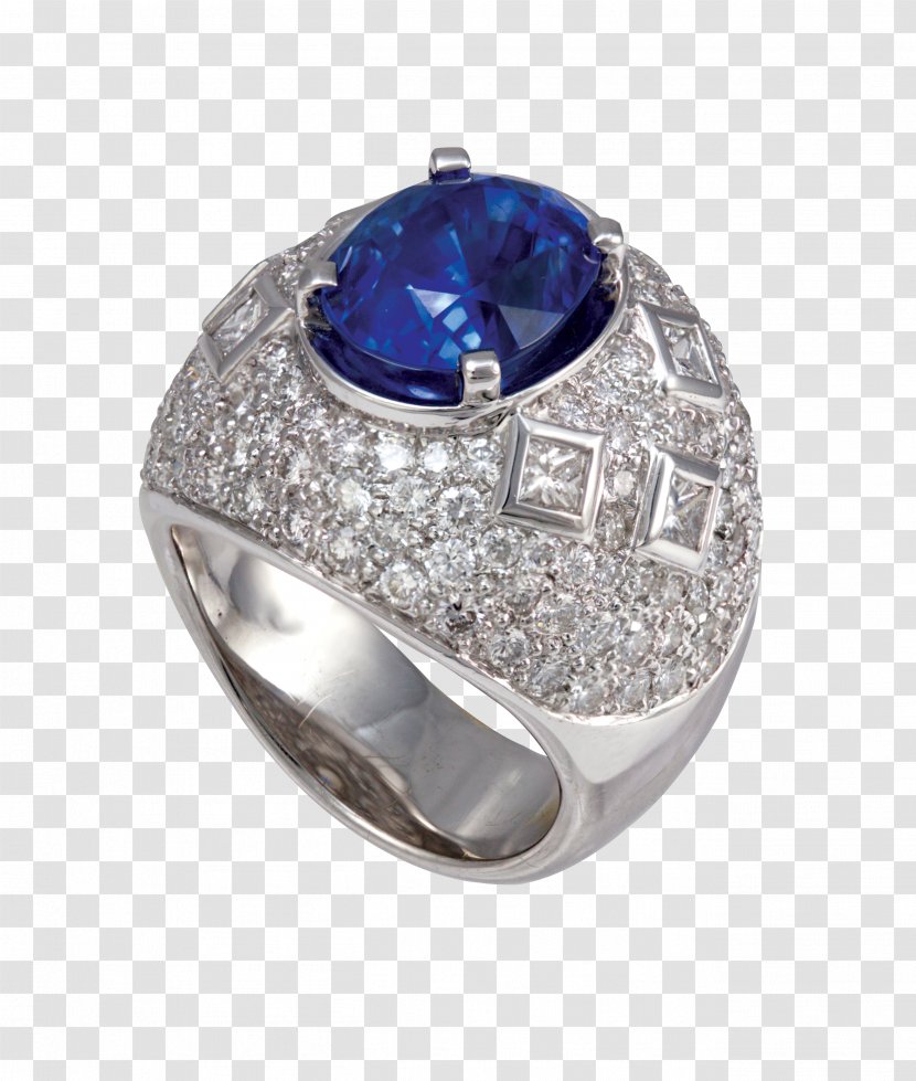 Sapphire Body Jewellery Cobalt Blue - Jewelry Making - Ring Material Transparent PNG