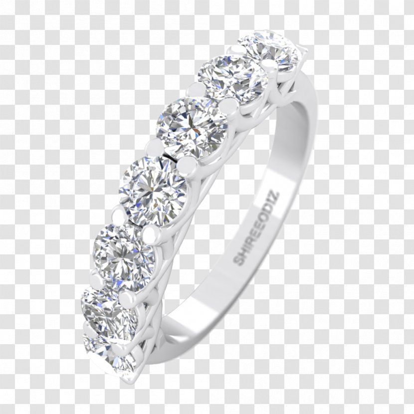 Wedding Ring Silver Bling-bling Body Jewellery - Eternity Transparent PNG