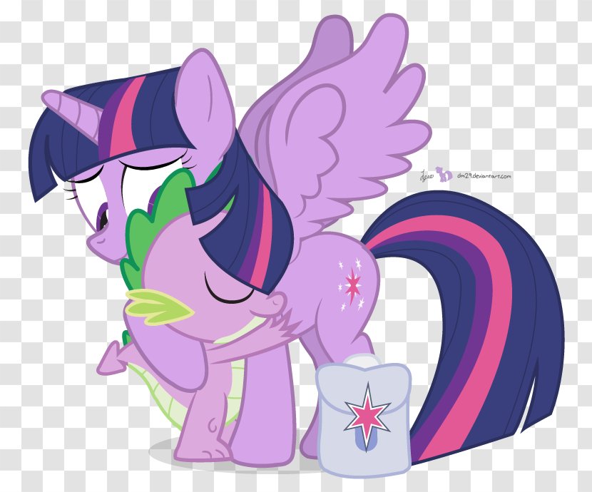 Twilight Sparkle Spike Pony Rainbow Dash Pinkie Pie - Tree - Princess Hug Transparent PNG