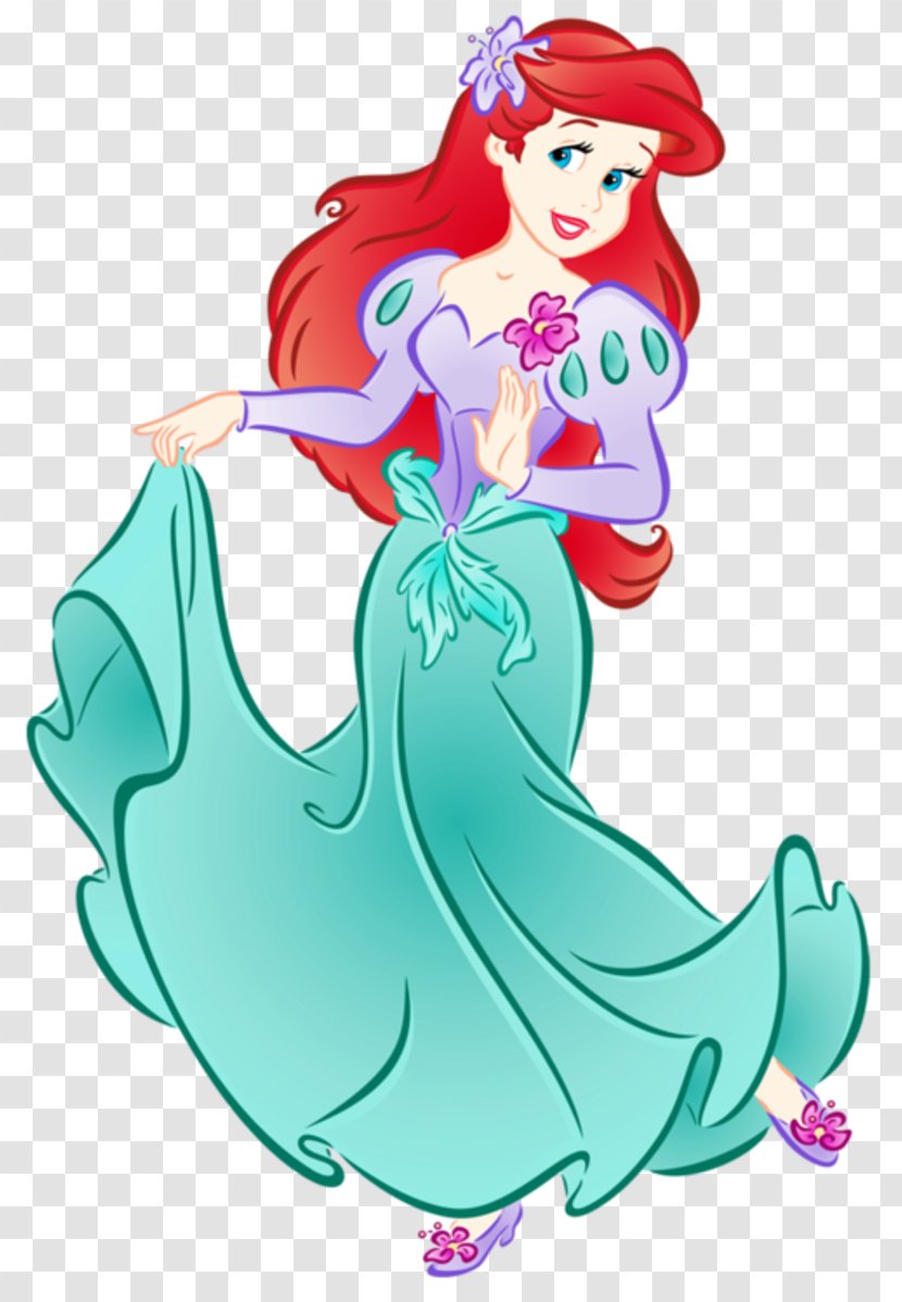 Ariel The Little Mermaid Belle Princess Aurora Tiana - Rapunzel - Disney Transparent PNG