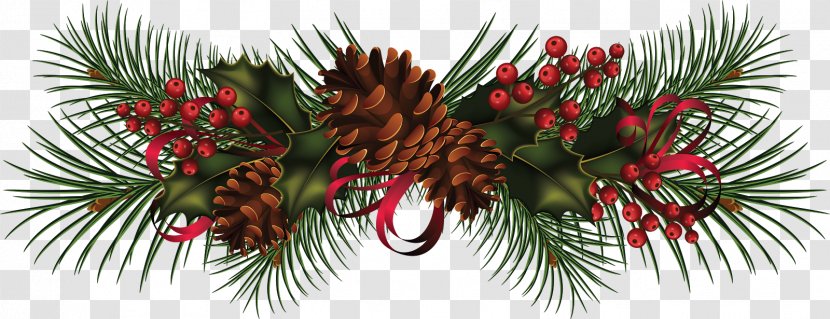 Clip Art Christmas Garland Day Wreath - Pine Transparent PNG