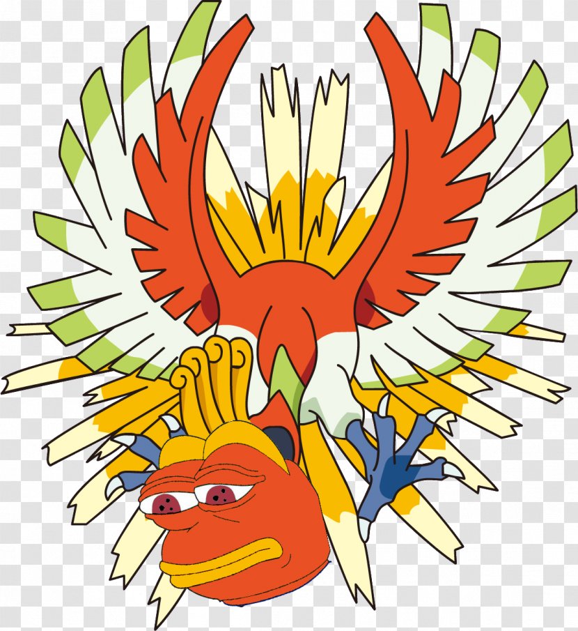Pokémon Gold And Silver Red Blue Ranger: Guardian Signs X Y Ho-Oh - Artwork - Hooh Transparent PNG