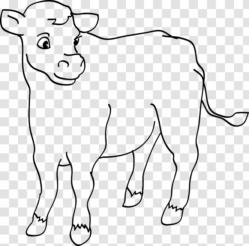 Cattle Coloring Book Drawing Ausmalbild - Neck - Statistical Graphics Transparent PNG