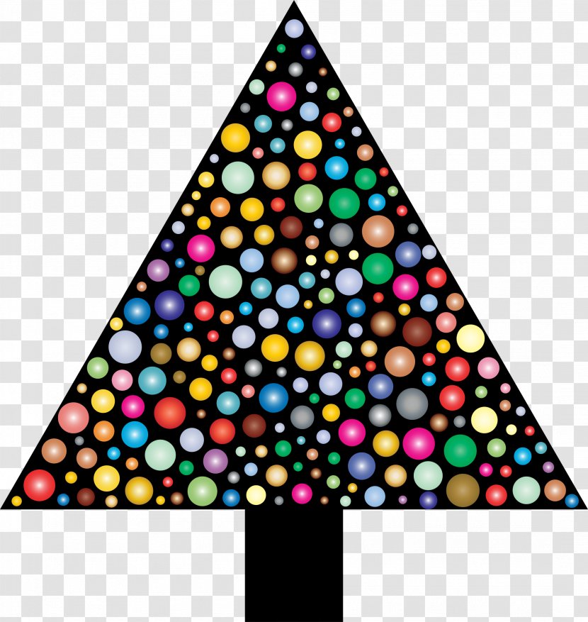 Christmas Tree Ornament Decoration - Triangle - Pack Transparent PNG