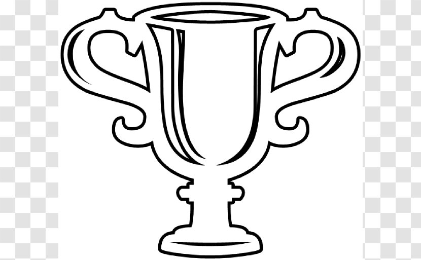 Award Ribbon Trophy Clip Art - Black And White - Cute Cliparts Transparent PNG