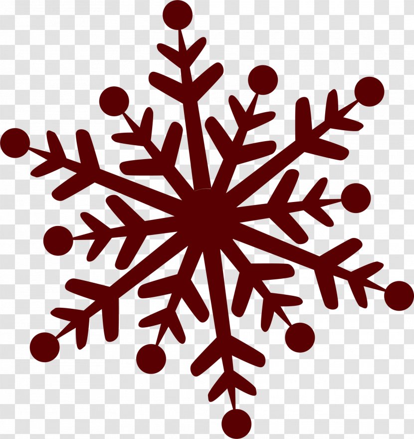 Snowflake Cartoon Clip Art - Dots Transparent PNG