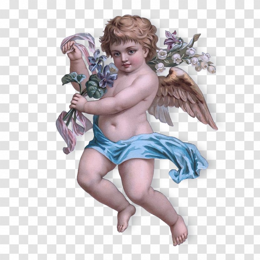Angel Fictional Character Cupid Mythical Creature Supernatural - Mythology Figurine Transparent PNG