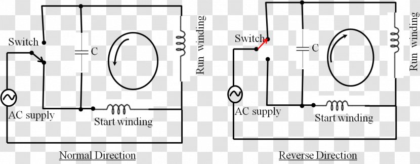 Motor Wiring Diagram Single Phase With Capacitor from img1.pnghut.com