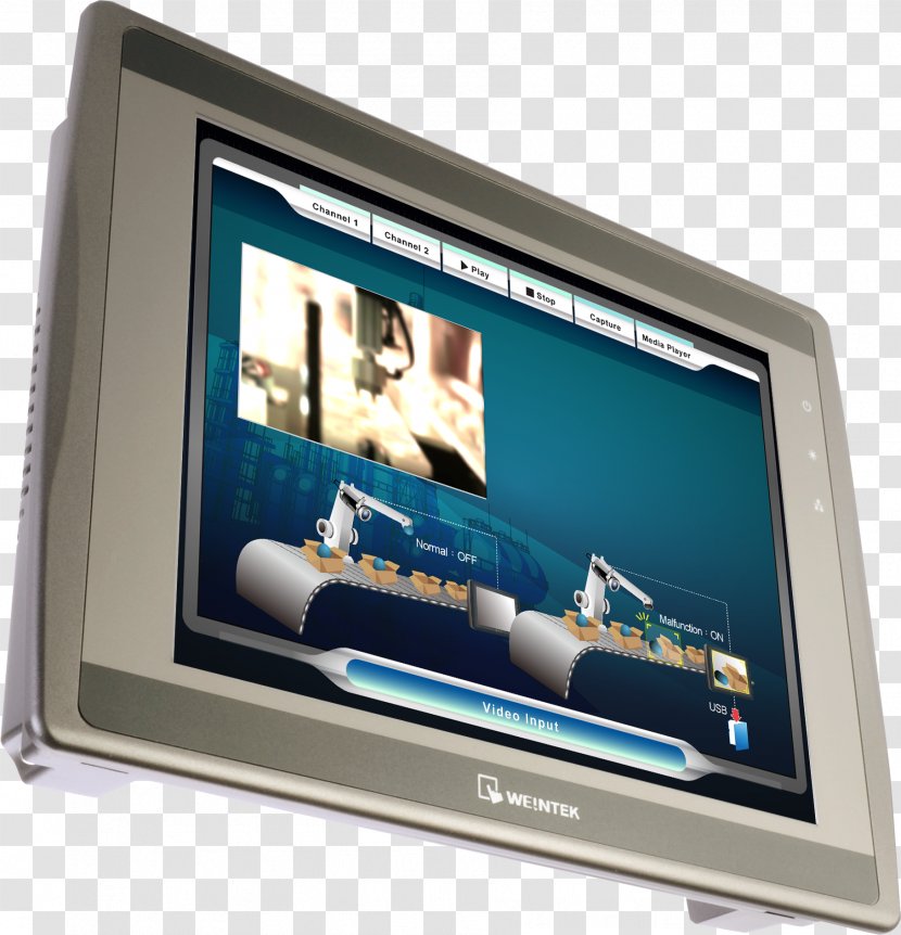 Television Set Операторская панель Human–machine Interface Computer Monitors Flat Panel Display - Monitor Transparent PNG