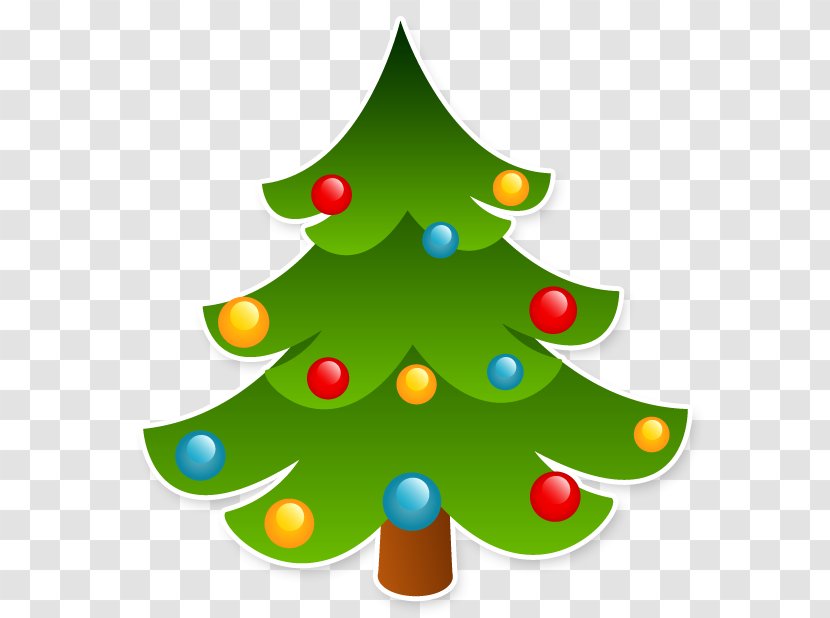 Christmas Tree New Year Drawing Pine Clip Art - Family Transparent PNG