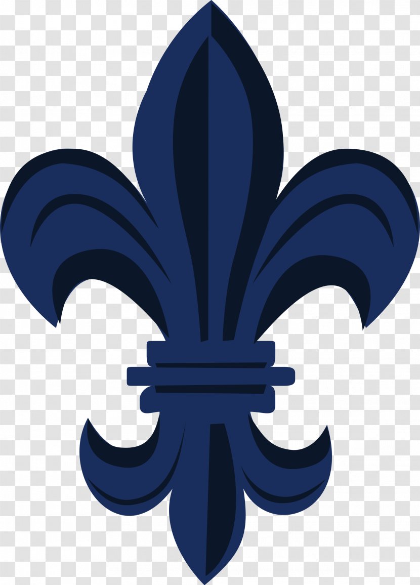 Fleur-de-lis Scouting Navy Blue Ceramic - Noble Clipart Transparent PNG