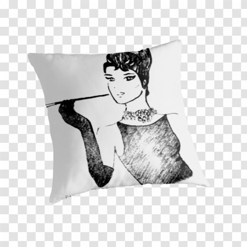 Cushion Throw Pillows Audrey Hepburn: A Biography Actor - Hepburn - Pillow Transparent PNG