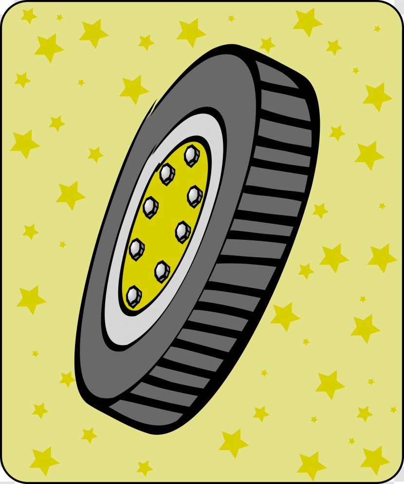Car Clip Art Motor Vehicle Tires Rim Wheel - Big 10 Transparent PNG