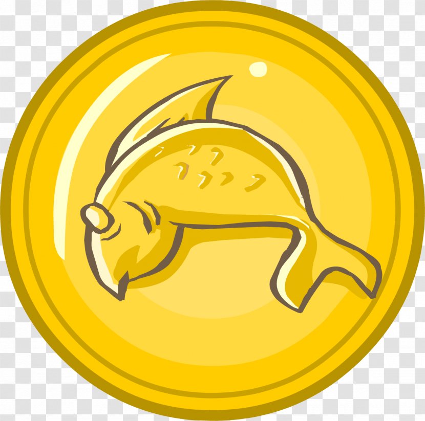 Club Penguin Gold Coin Clip Art - Coins Transparent PNG