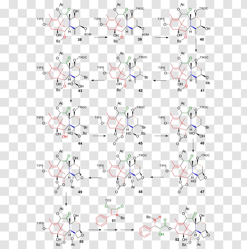 Paclitaxel Total Synthesis Wender Taxol Chemical - Convergent - Formed ...