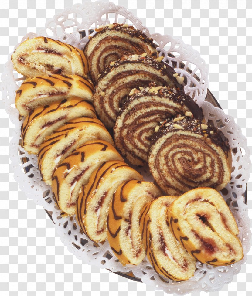 Cinnamon Roll Swiss Fruitcake Danish Pastry - Cake Transparent PNG