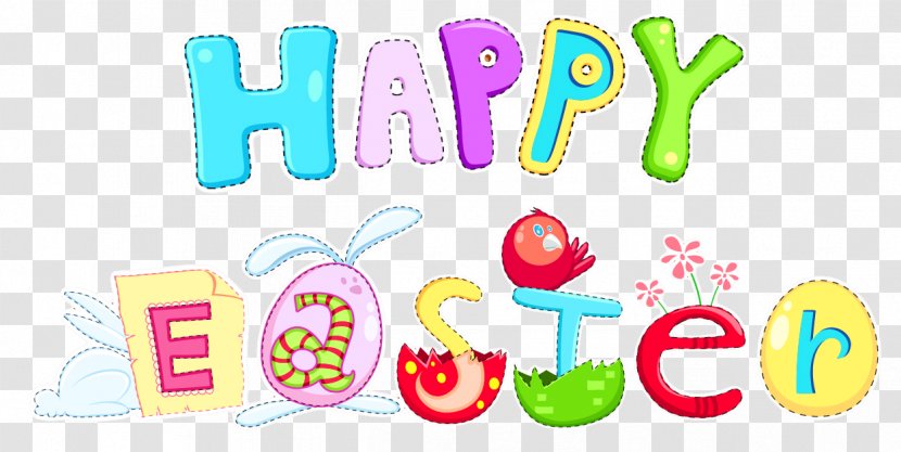 Easter Bunny Clip Art - Christmas - Transparent Happy Clipart Picture Transparent PNG