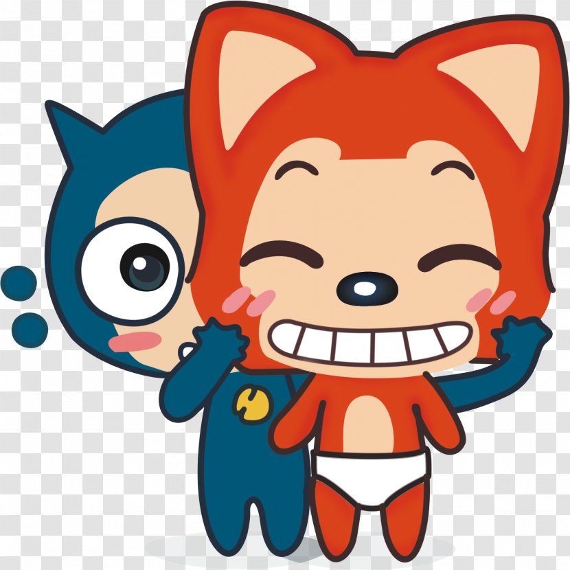 Ali Avatar Tencent QQ WeChat Cuteness - Flower - Cartoon Fox Transparent PNG