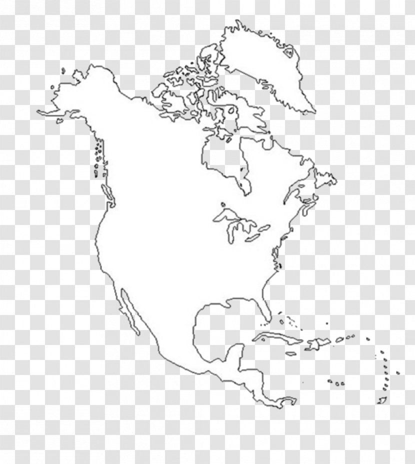 United States Blank Map Globe World - Tree Transparent PNG