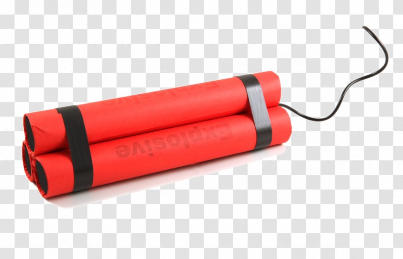 Dynamite Explosive Material - Red Transparent PNG