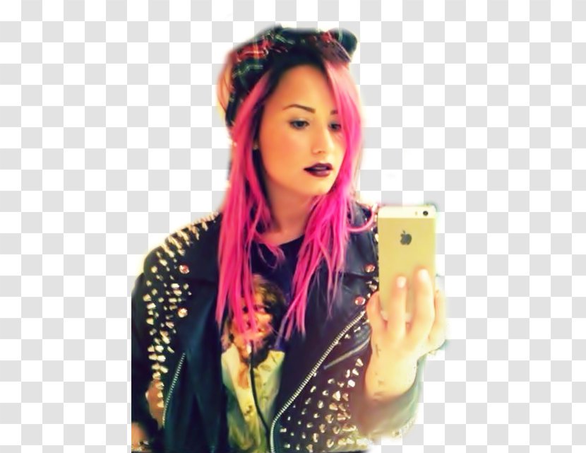 Demi Lovato The Neon Lights Tour Hair - Brown Transparent PNG