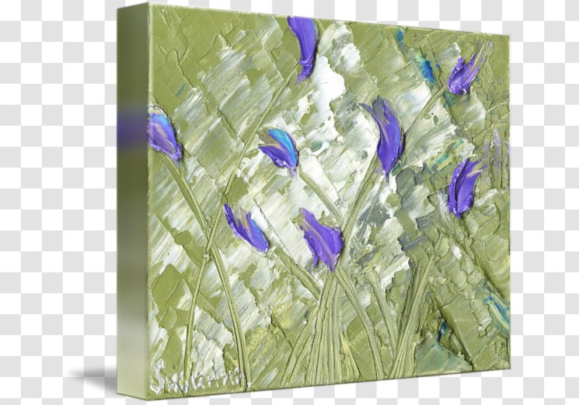 Painting Art Impressionism Canvas Print Lavender - Purple Tulips Transparent PNG