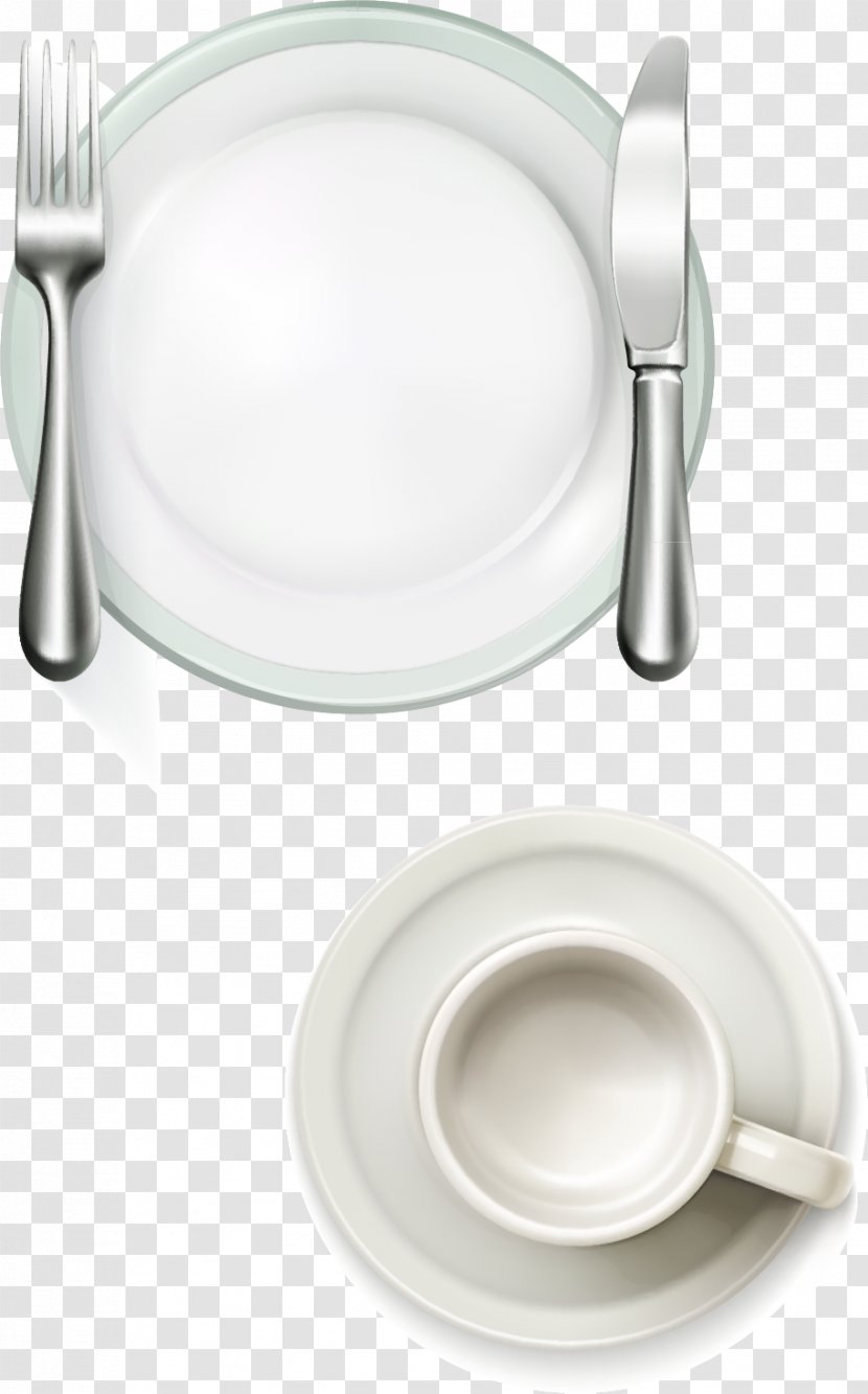 Knife Fork - Dinnerware Set - Plate Vector Elements Transparent PNG