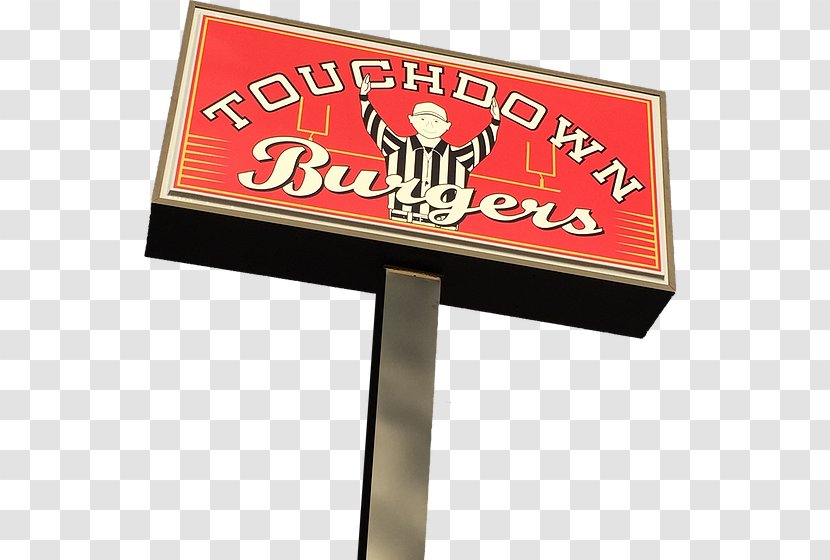 Touchdown Burgers Signage Text Messaging Enterprise Alabama - Brand - Volleyball Serve Receive Positions 6 2 Transparent PNG