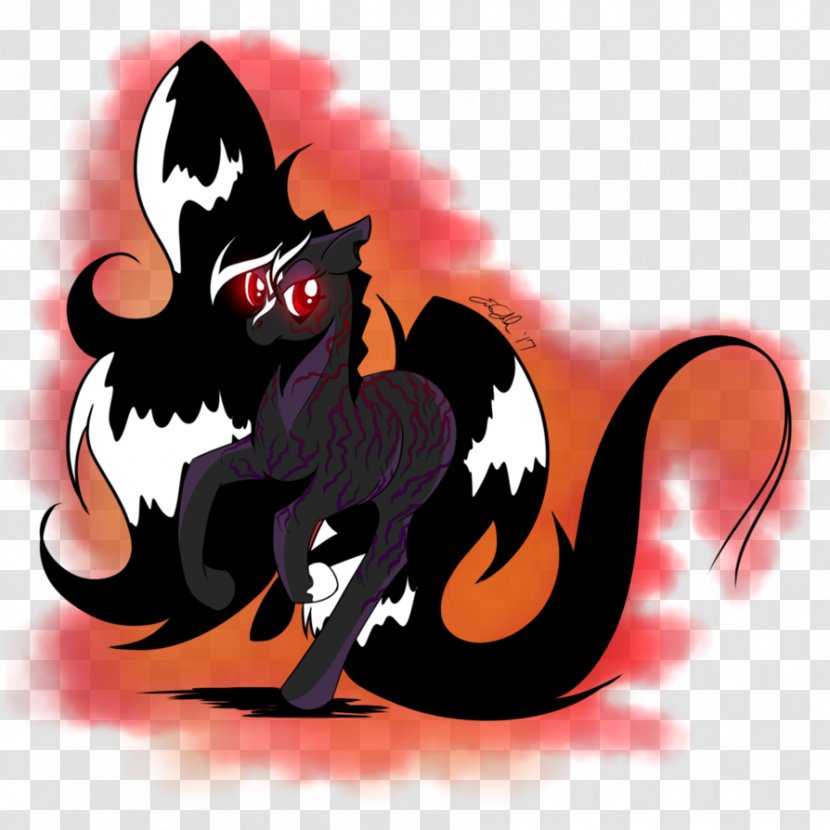 Cat Demon Thingy Art - Mammal Transparent PNG