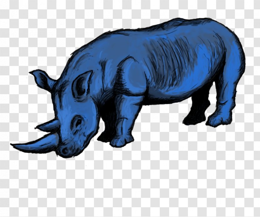 Rhinoceros Pig Drawing Clip Art - Animal Figure Transparent PNG