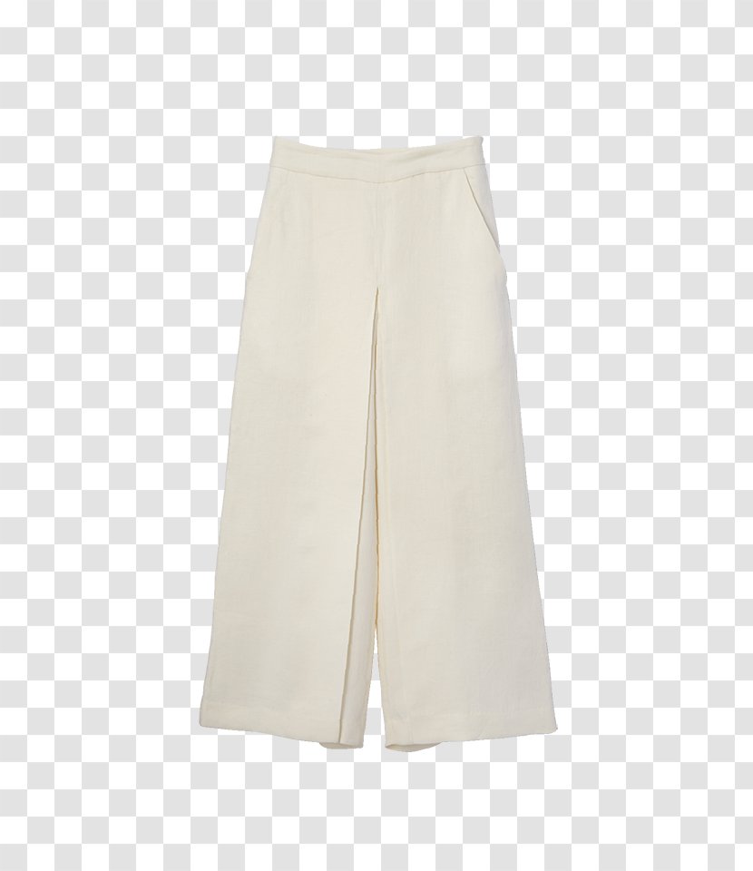 Bermuda Shorts Waist Pants - Beige - Active Transparent PNG