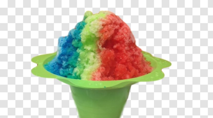 Shave Ice Snow Cone Sorbet Cream Cuisine Of Hawaii - Rainbow Transparent PNG