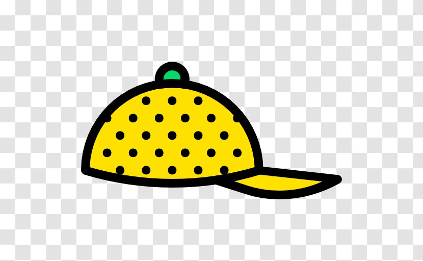 Baseball Cap Hat Clip Art - Yellow Transparent PNG