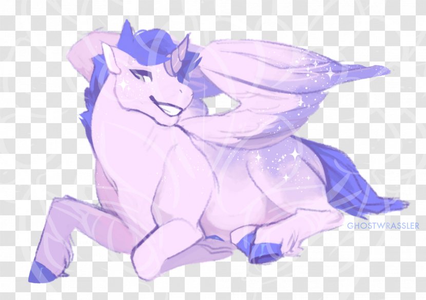 Horse Unicorn Illustration Sketch Mammal - Lilac Transparent PNG