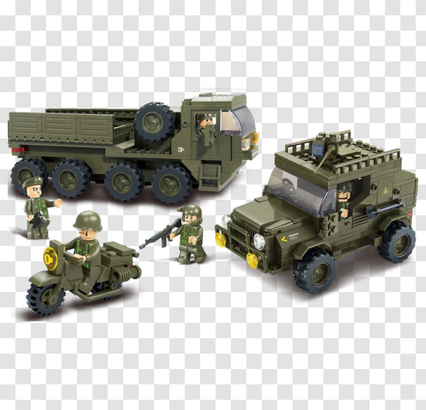 Toy Block Lego City Car - Military Transparent PNG