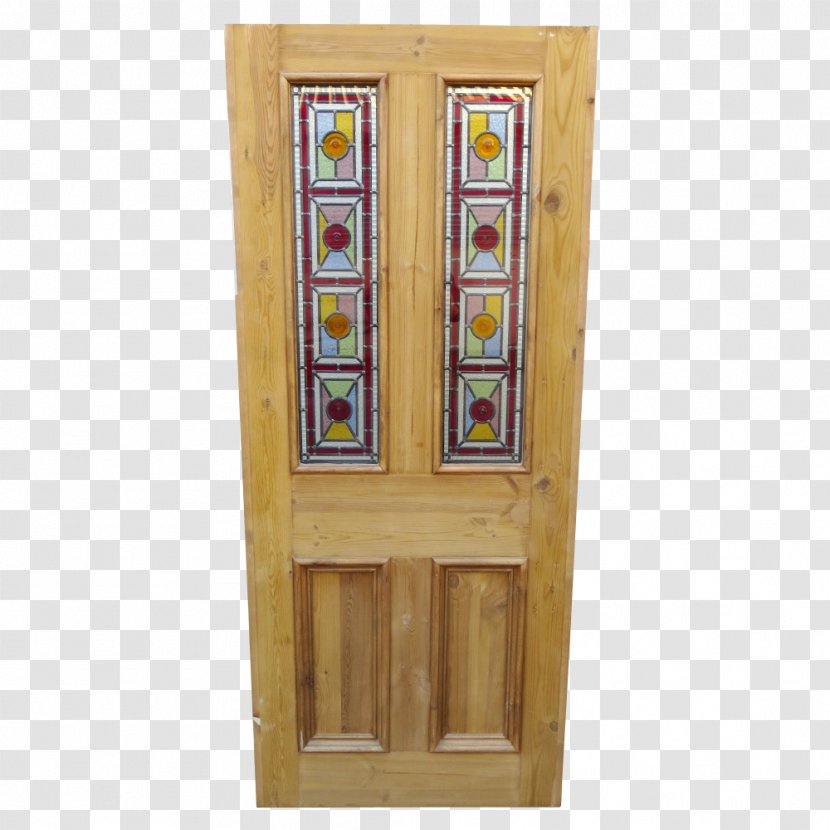 Stained Glass Door Wood Transparent PNG