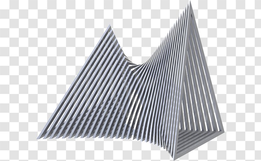 Line Angle Pattern - Black And White Transparent PNG