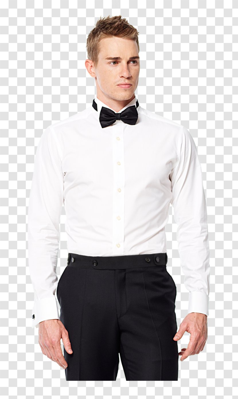 Tuxedo M. Waist Dress Shirt - Sleeve - Collar Transparent PNG