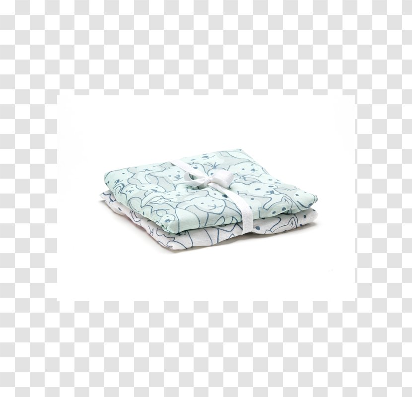 Green White Bed Sheets Child Blanket - Muslin Transparent PNG