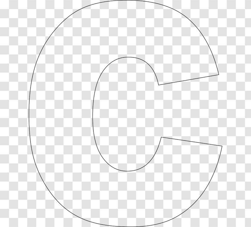 Circle Point Angle White - Line Art Transparent PNG