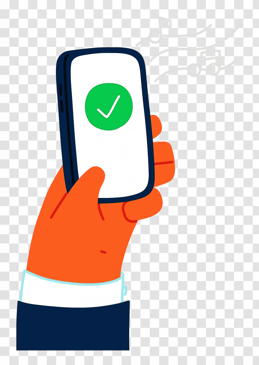 Phone Checkmark Hand Transparent PNG