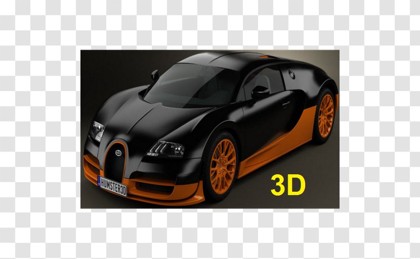 Bugatti Veyron Sports Car Chiron - Automotive Design Transparent PNG