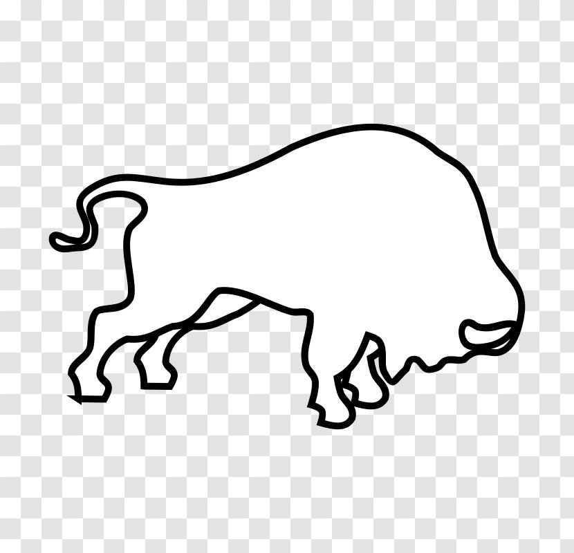 Dog Bison Favicon Horse - Animal Figure - Outline Transparent PNG