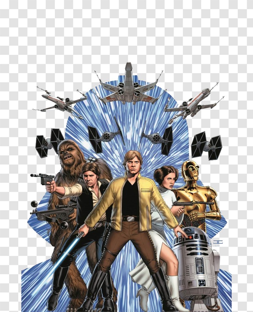 Anakin Skywalker Luke Leia Organa Star Wars Marvel Comics - John Cassaday - Transparent Transparent PNG