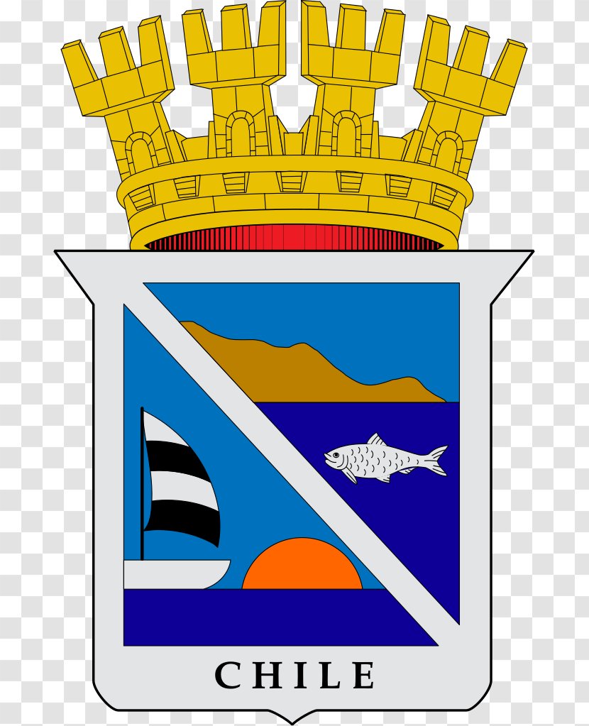 Escudo De Salamanca Curanilahue Camarones, Chile Escutcheon - Wing - City Transparent PNG