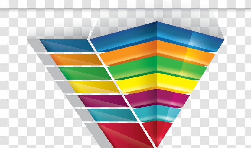 Inverted Pyramid Triangle Computer File - Color Transparent PNG