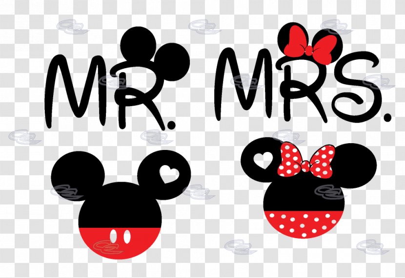 Minnie Mouse Mickey Mrs. Mr. T-shirt - Mr Transparent PNG